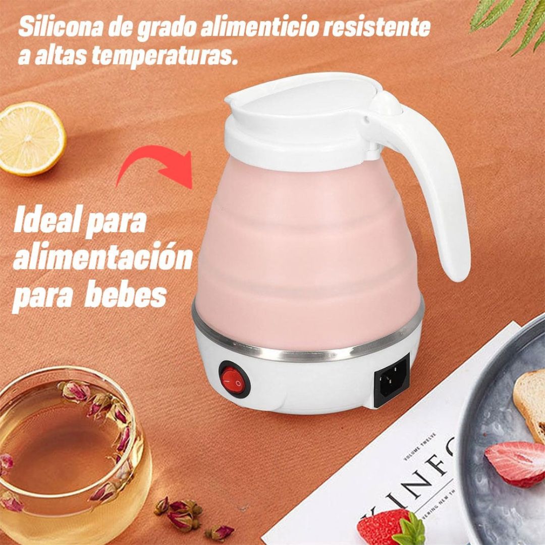 hervidor de agua electrico plegable viajero 600ml 1