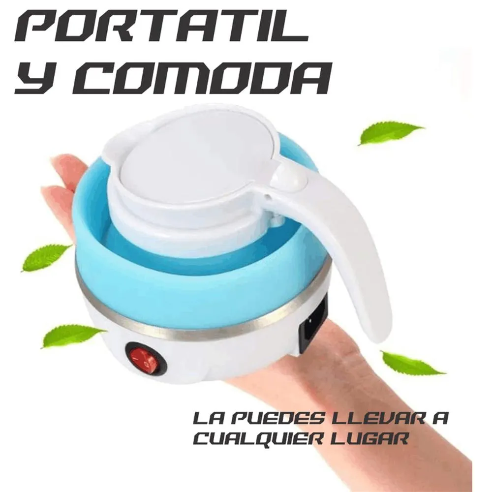 hervidor de agua electrico plegable viajero 600ml 1