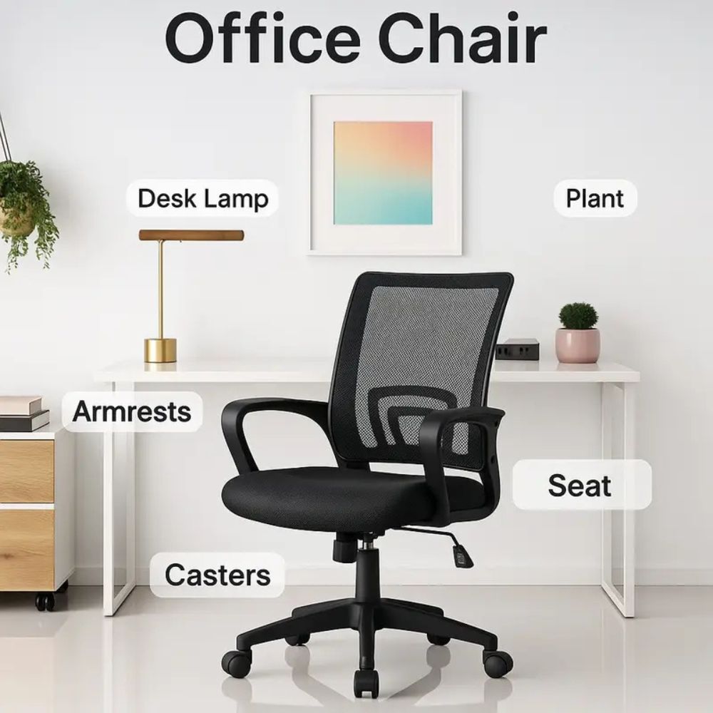 silla ejecutiva ergonomica malla negra confort y estilo 7